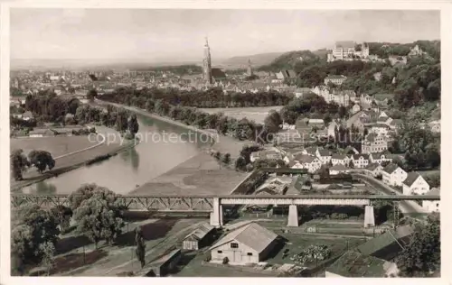 AK / Ansichtskarte LANDSHUT  Isar Panorama