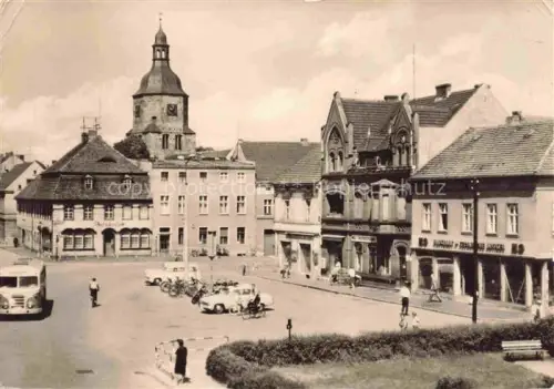AK / Ansichtskarte Vetschau Spreewald Brandenburg Marktplatz