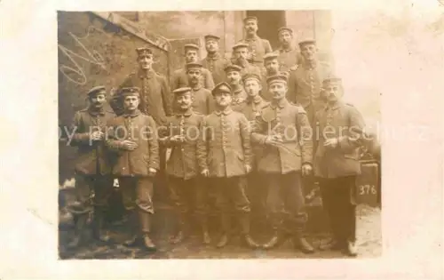 AK / Ansichtskarte 052 Regiment IR Infanterie ULM Donau WK1 Gruppenfoto WK1 8. Kompagnie