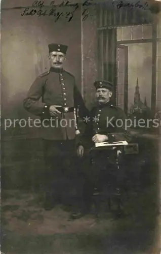 AK / Ansichtskarte ULM  Donau WK1 Soldaten Fotokabinett 