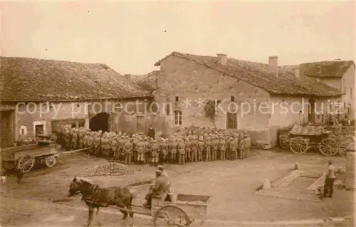 AK / Ansichtskarte Feldgottesdienst Feldmesse Militaria WK1 Frankreich unbekannter Ort 
