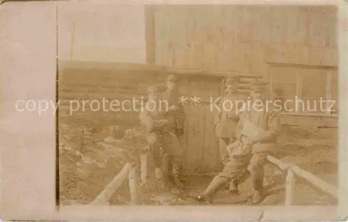 AK / Ansichtskarte WK1 Militaria Russland RUssIA RU Gruppenfoto Soldaten 