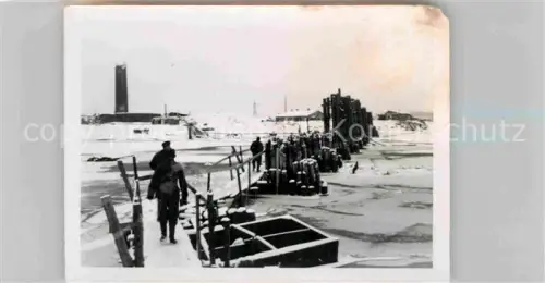 AK / Ansichtskarte Tossna RU Osterwald-Steg Wehrmacht 