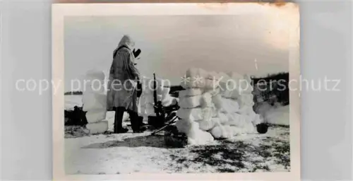 AK / Ansichtskarte Leningrad St-Petersbourg ST-PETERSBURG RU MG-Stellung wehrmacht Winter-Como Nordfront