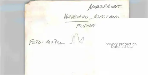 AK / Ansichtskarte Kudrowo Russland Nordfront Fluechtlinge 