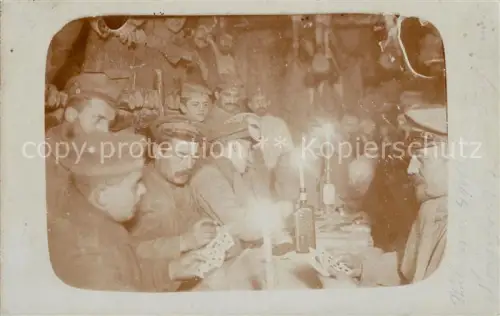AK / Ansichtskarte WK1 Militaria Russland RUssIA RU Kartenspiel Foto