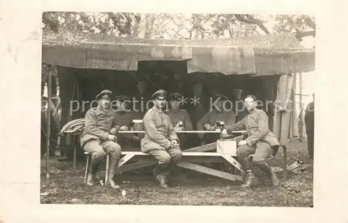 AK / Ansichtskarte 107 Regiment IR 107 Infanterie Leipzig Brigade 116 Division 58 Stab Foto