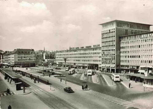 AK / Ansichtskarte MoeNCHENGLADBACH NRW Bahnhofsvorplatz mit Haus Westland