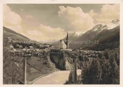 AK / Ansichtskarte Tarasp Schuls Scuol GR Panorama Bruecke Alpen