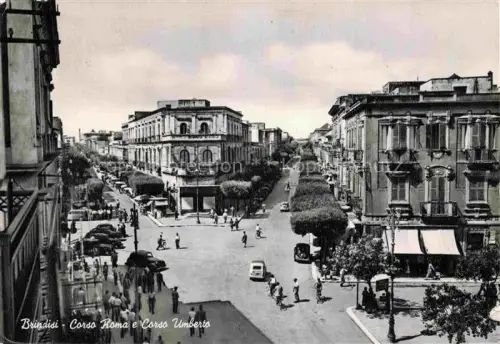 AK / Ansichtskarte BRINDISI Puglia IT Corso Roma e Corso Umberto