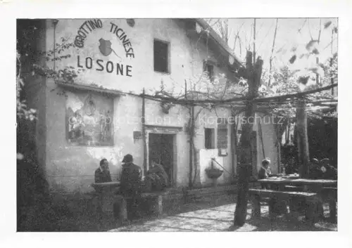 AK / Ansichtskarte Losone Locarno TI Grottino Ticinese Ristorante