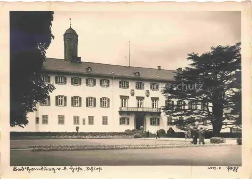 AK / Ansichtskarte BAD HOMBURG von der Hoehe Hessen Schloss Handgefertigtes Lichtbild des Deutschen Jugendherbergswerkes