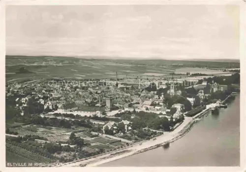 AK / Ansichtskarte Eltville Rhein Fliegeraufnahme