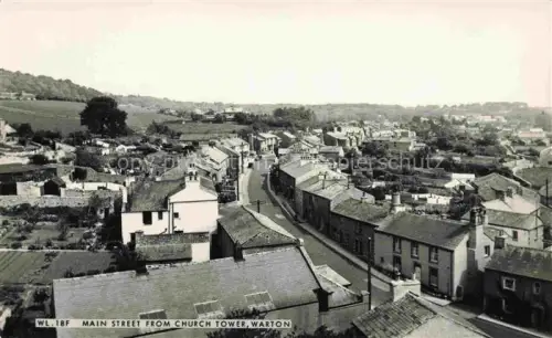AK / Ansichtskarte Warton Lancashire UK Main Street from Church Tower