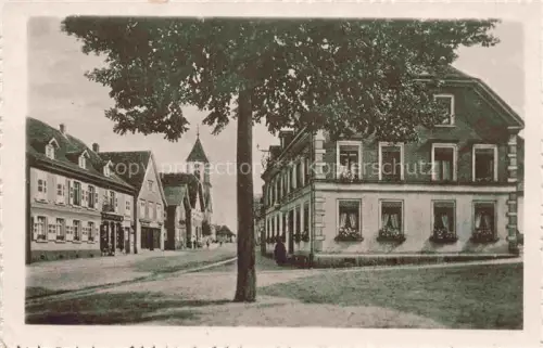 AK / Ansichtskarte Renchen Rathausplatz Hauptstrasse Kirche