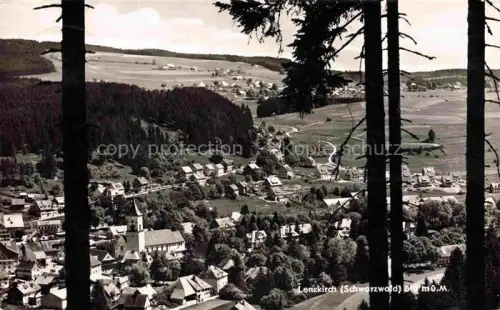 AK / Ansichtskarte Lenzkirch Panorama Schwarzwald Ansicht vom Waldrand aus