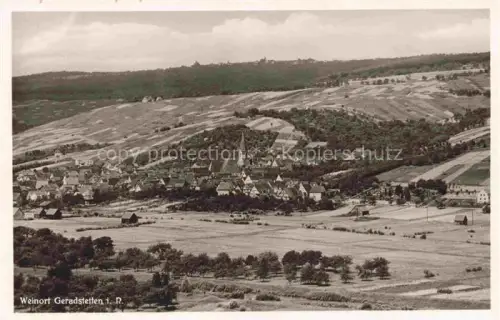 AK / Ansichtskarte Geradstetten Remshalden BW Panorama Weinort