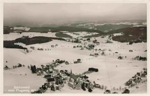 AK / Ansichtskarte Schoenwald Schwarzwald BW Fliegeraufnahme