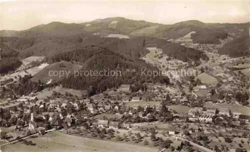 AK / Ansichtskarte Gutach Schwarzwald Panorama Blick vom Moserstein