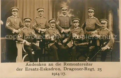 AK / Ansichtskarte 025 Regiment DR 025 Dragoner Ludwigsburg Gruppenfoto