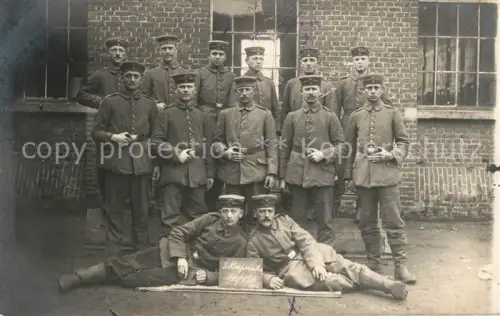 AK / Ansichtskarte 121 Regiment IR 121 Infanterie Ludwigsburg Gruppenfoto