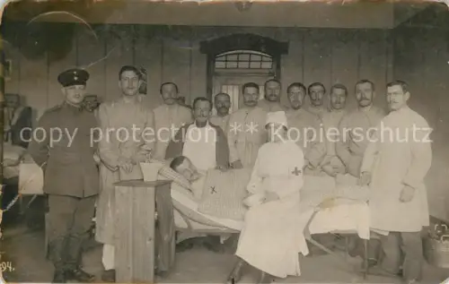 AK / Ansichtskarte Oberkotzau Hof Bayern Lazarett Grppenfoto