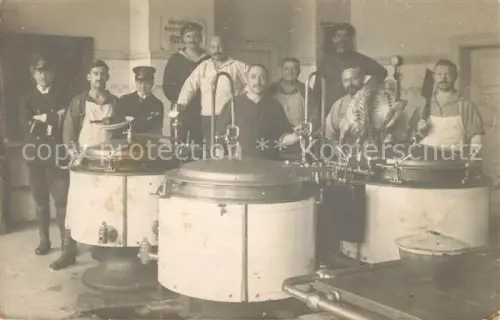 AK / Ansichtskarte Nordholz Dithmarschen Schafstedt LEHE Schleswig-Holstein Feldkueche Bahnhofs-Stempel Kantine WK1