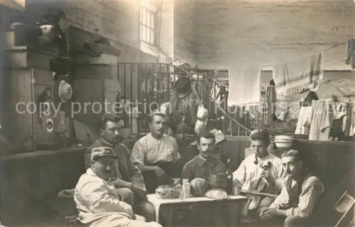 AK / Ansichtskarte Dillingen Donau POW Gefangenenlager Foto Geige Franzosen