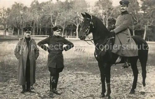 AK / Ansichtskarte AUGSBURG Kaserne uebungsgelaende Kavallerie Foto 