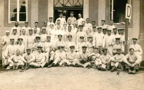 AK / Ansichtskarte Kirchrode Hannover Lazarett WK1 Gruppenfoto