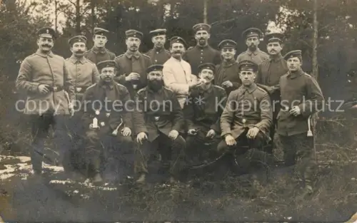 AK / Ansichtskarte Soltau Soltau-Fallingbostel Niedersachsen WK1 Soldaten im Feld Landsturm 