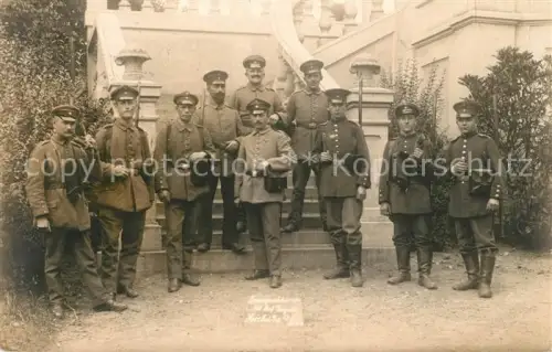 AK / Ansichtskarte Hoechst am Main Hoechst FRANKFURT AM MAIN Fernsprechkurs 41. Inf. Brigade aus Hanau WK1 Gruppenfoto