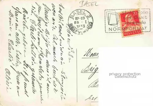 AK / Ansichtskarte BASEL BS Wache