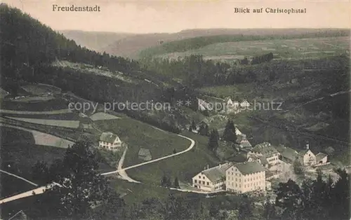 AK / Ansichtskarte FREUDENSTADT Panorama Blick auf Christophstal Schwarzwald