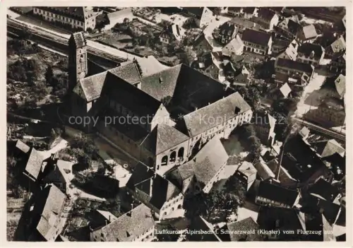 AK / Ansichtskarte Alpirsbach Freudenstadt BW Stadtzentrum Luftkurort Kloster Kirche