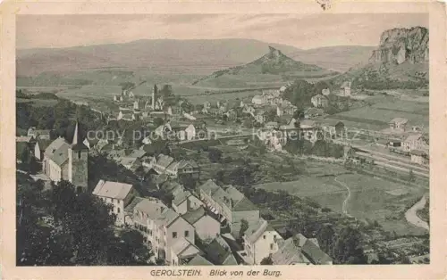AK / Ansichtskarte Gerolstein Panorama Blick von der Burg Feldpost