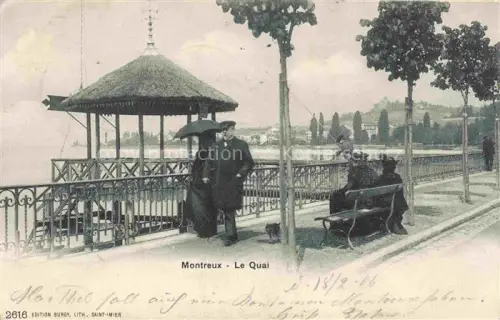 AK / Ansichtskarte MONTREUX  VD Le Quai