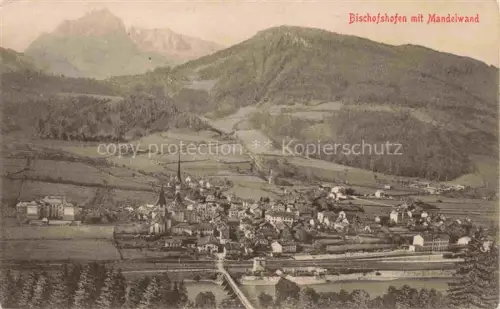 AK / Ansichtskarte Bischofshofen am Zimmerberg AT Panorama Blick gegen Mandelwand