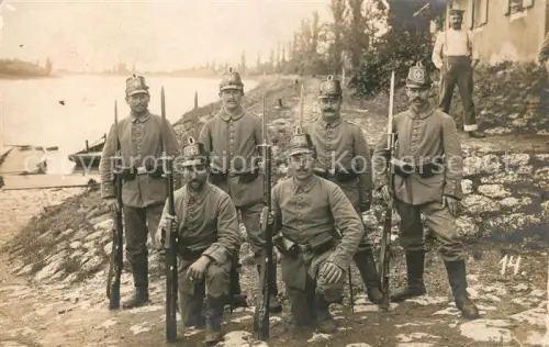 AK / Ansichtskarte FREIBURG Breisgau BW Gruppenfoto WK1 bei Breisach am Rhein 