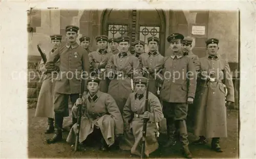 AK / Ansichtskarte FREIBURG Breisgau BW Gruppenfoto WK1 Langwaffen