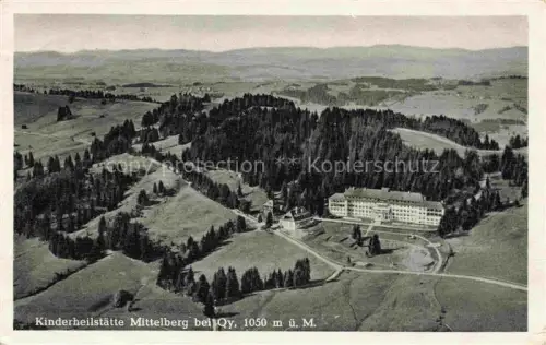 AK / Ansichtskarte Oy Kinderheilstaette Mittelberg Fliegeraufnahme