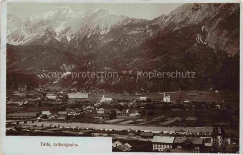 AK / Ansichtskarte Telfs Arlbergbahn Innsbruck Tirol AT Gesamtansicht Alpenpanorama