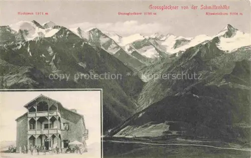 AK / Ansichtskarte Zell See AT Berghotel Schmittenhoehe Blick zum Grossglockner
