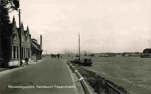 AK / Ansichtskarte Papendrecht Zuid-Holland NL Merwedegezicht Kerkbuurt