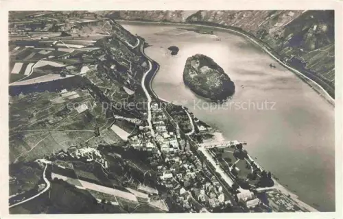 AK / Ansichtskarte Bacharach Rheinland-Pfalz Fliegeraufnahme