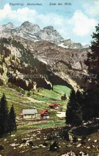 AK / Ansichtskarte Engelberg  OW Panorama Horbisthal Alpen