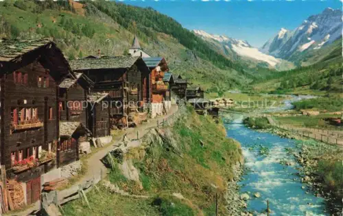AK / Ansichtskarte Blatten  Loetschental Raron VS Panorama Loetschental Alpen