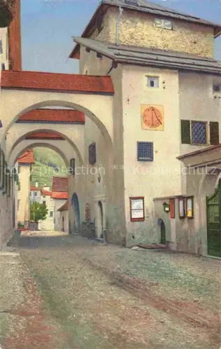 AK / Ansichtskarte Zuoz GR Altes Tor