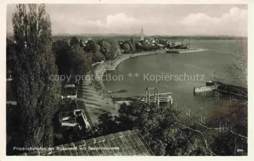 AK / Ansichtskarte FRIEDRICHSHAFEN Bodensee Panorama Seepromenade