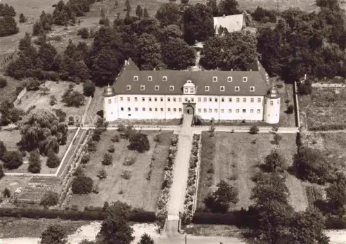 AK / Ansichtskarte Heusenstamm Schloss Schoenborn Fliegeraufnahme